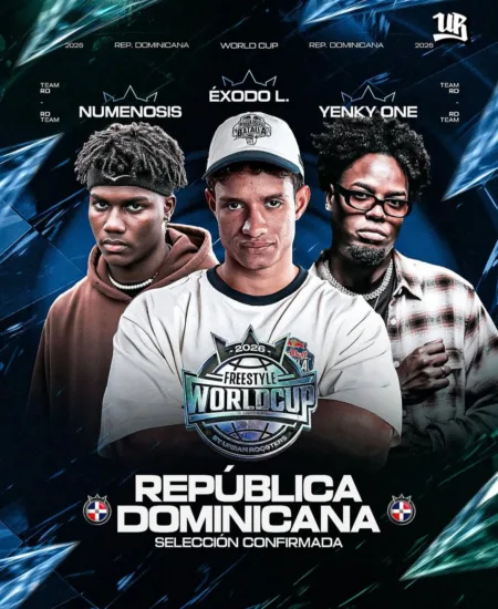 Éxodo, Numenosis y Yenky representarán RD en la Freestyle World Cup