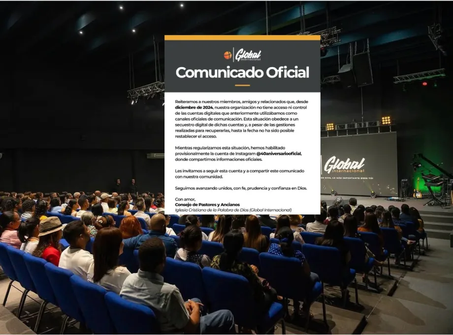 Iglesia Global Internacional denuncia que continúa