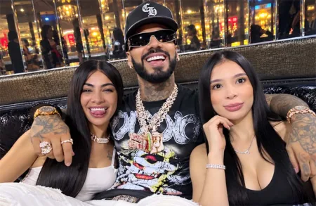 Yailin comparte con Anuel AA y pareja en un salida nocturna