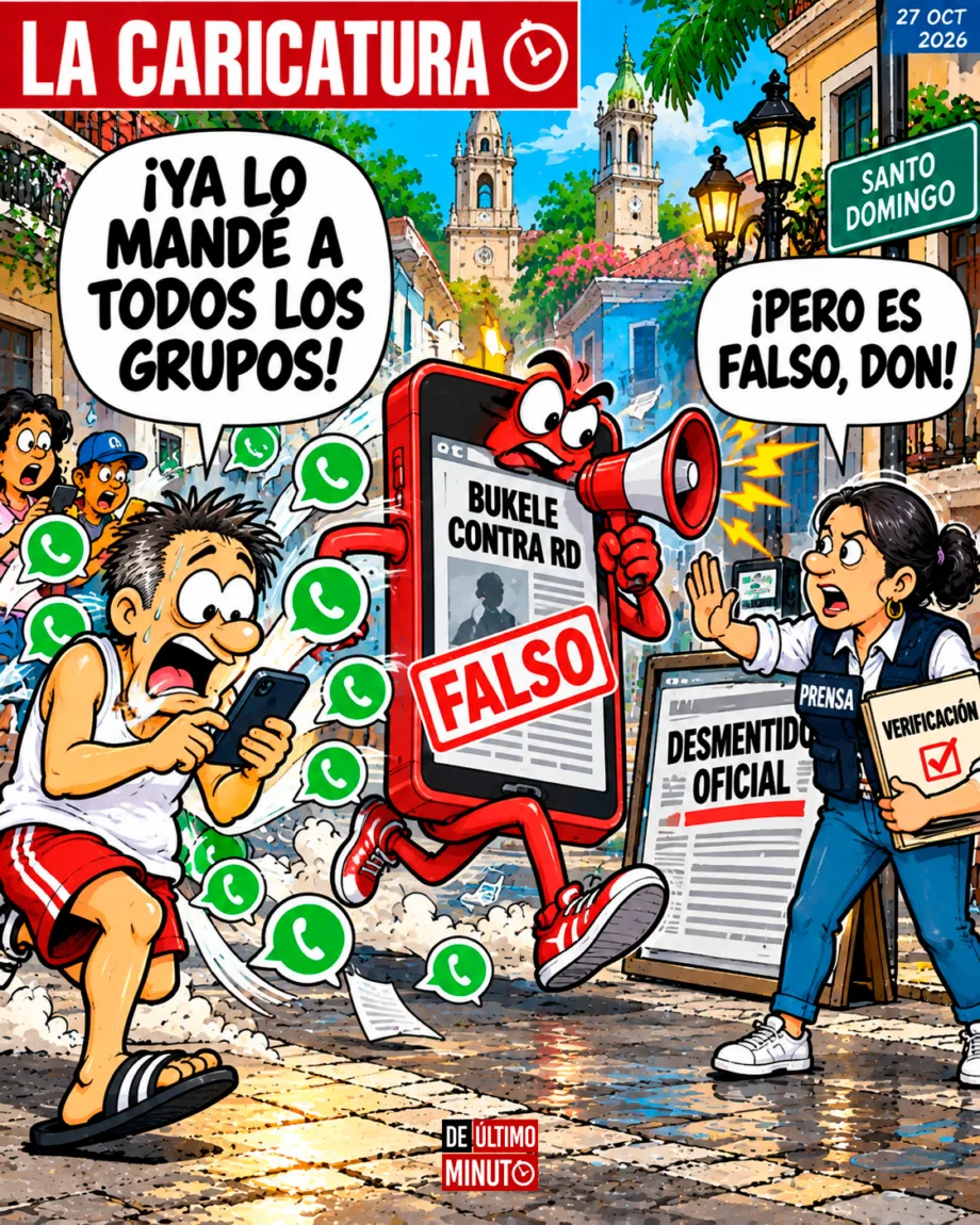 La caricatura: Las noticias falsas vuelan, la verdad camina