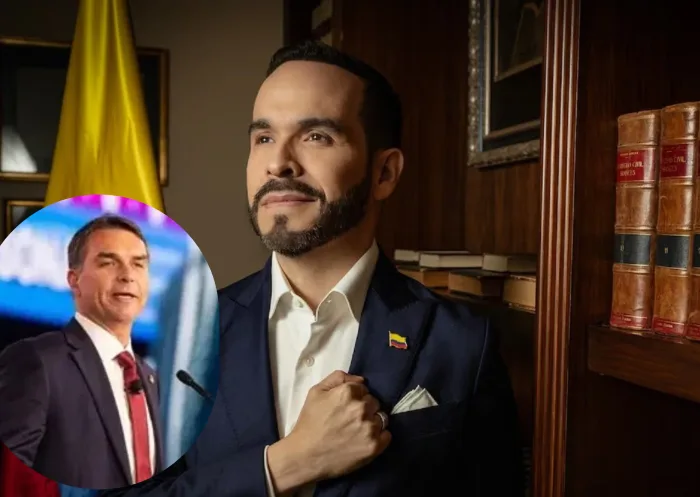 De la Espriella expresa su apoyo a Flávio Bolsonaro durante el recuento electoral