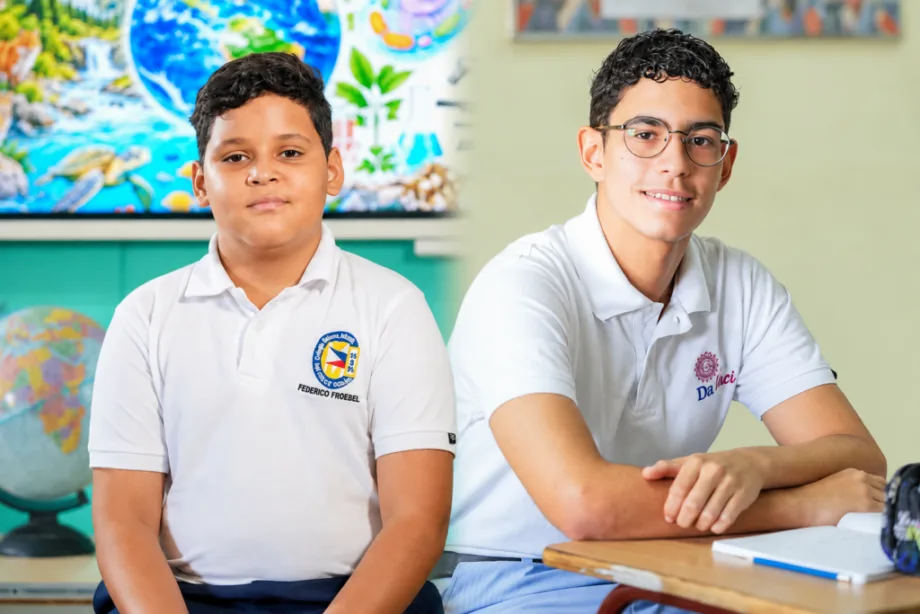 Gobierno reconoce a dos estudiantes dominicanos
