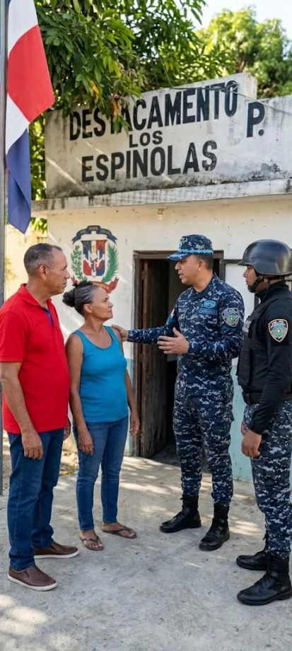 General Orison Olivence Minaya promete solucionar deterioro del destacamento de Los Espínolas