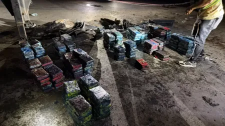DNCD ocupa 228 paquetes de presunta cocaína en Santo